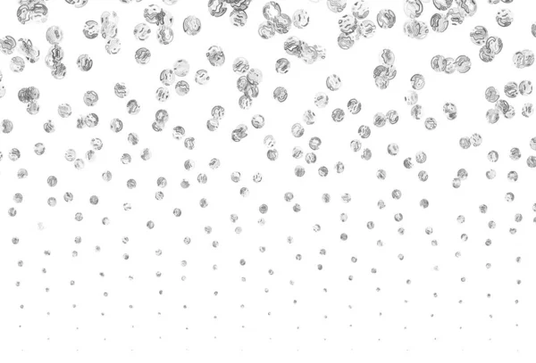 Hellgraue Vektortextur Mit Platten Unscharfe Blasen Auf Abstraktem Hintergrund Mit — Stockvektor