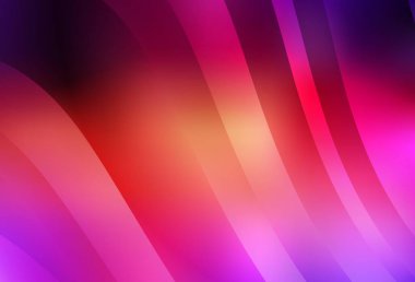 Açık pembe, kıvrımlı sarı vektör dokusu. Eğilimli soyut bir çizim. Web siteniz için soyut tasarım.