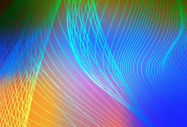 Licht Multicolor Vektor Bunte Unschärfe Hintergrund Leuchtend Bunte Illustration Smartem — Stockvektor