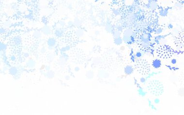 Açık gri vektör şablonu, çiçekli, güllü. Beyaz arka planda eskiz karalama çiçekleri. Duvar kağıdı tasarımınız için yeni bir doku.