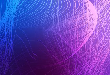 Açık pembe, mavi vektör bulanık ve renkli desen. Gradyan ile modern soyut çizim. İşiniz için yeni tasarım.