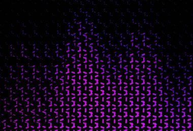 Düz çizgileri olan koyu mor vektör düzeni. Bulanık arkaplanda gradyanı olan çizgiler. Meşgul web siteleriniz için şablon.