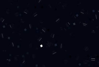 Açık gri vektör dokusu, daire şeklinde ve küp şeklinde. Renkli daireler, üçgenler, kareler çizilmiş bir resim. İniş sayfası için modern şablon.