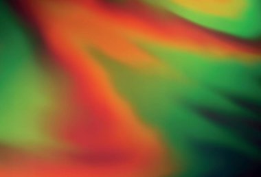 Koyu yeşil, sarı vektör bulanık ve renkli desen. Parlak renkli bir illüstrasyon. Marka kitabınız için yeni biçim tasarımı.