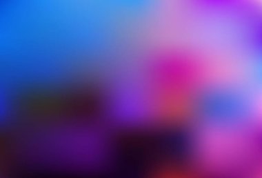 Açık Pembe, mavi vektör parlak şablonu bulanıklaştırdı. Soyut ve gradyan renkte renkli çizimler. Marka kitabınız için yeni biçim tasarımı.