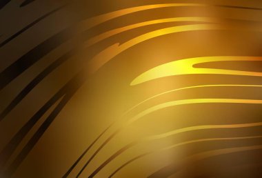 Koyu turuncu vektör arkaplanı ve ince çizgiler. Soyut ve gradyan renkte renkli çizimler. İş tasarımınız için şablon.