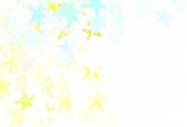 Luz Patrón Vectorial Multicolor Con Estrellas Navidad Diseño Decorativo Borroso — Vector de stock