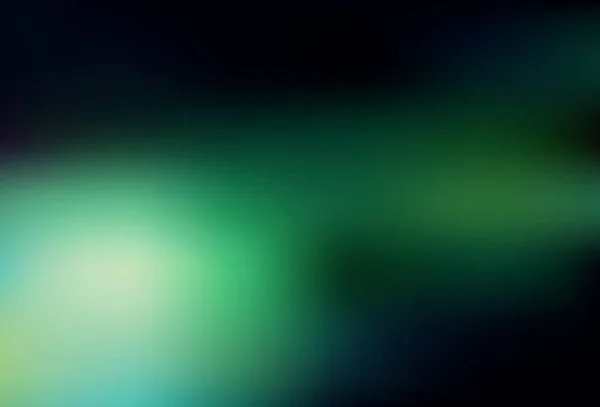 Темно Зеленый Вектор Цветной Размытый Фон Красочная Иллюстрация Абстрактном Стиле — стоковый вектор
