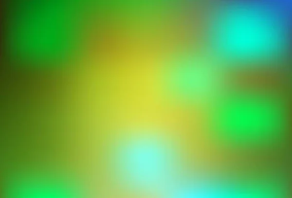 Ljusgrön Gul Vektor Suddig Ljus Konsistens Abstrakt Färgstark Illustration Med — Stock vektor