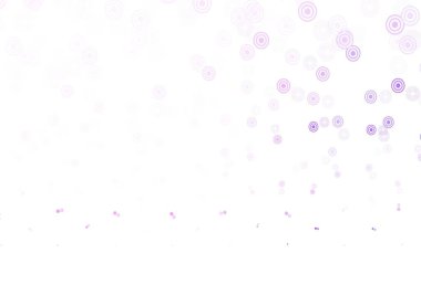 Açık Mor, benekli pembe vektör arkaplan. Bulanık dekoratif tasarım baloncuklu soyut tarzda. İş ilanınız için tasarım.