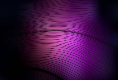 Çizgileri olan koyu mor vektör arkaplan. Soyut ve gradyan renkte renkli çizimler. Tasarımınız için desen.