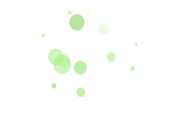Світло Зелене Векторне Компонування Формами Кола Ілюстрація Набором Яскравих Барвистих — стоковий вектор