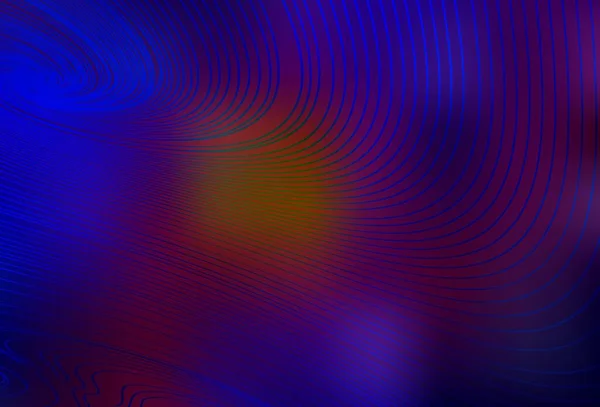 Темно Синяя Красная Векторная Текстура Мокрыми Линиями Цветная Иллюстрация Простом — стоковый вектор