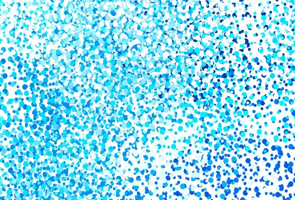 Светло Синий Векторный Шаблон Кругами Иллюстрация Набором Ярких Красочных Абстрактных — стоковый вектор