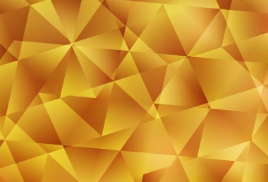 Açık Turuncu Vektör Çokgen çizimi. Çokgen biçiminde, gradyan ile renkli çizimler. Pankartın için tamamen yeni bir şablon.