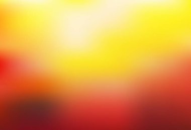 Açık Kırmızı, Sarı vektör soyut bulanık düzen. Görüntü tarzında tamamen yeni bir renkli çizim. İşiniz için yepyeni bir tasarım..