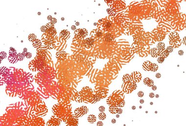 Soyut biçimlerde açık kırmızı vektör dokusu. Soyut gradyan şekilli basit renkli çizimler. İşiniz için en iyi akıllı tasarım.