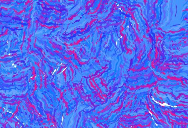 Açık Pembe, mavi çizgili vektör arkaplan. Çağdaş gradyan soyut çizgileri olan çizimler. Cep telefonu ekranları için arkaplan.