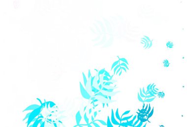 Yapraklı hafif çok renkli vektör şablonu. Bulanık şekilli ve yapraklı yepyeni bir resim. İş tasarımınız için yepyeni bir tarz.