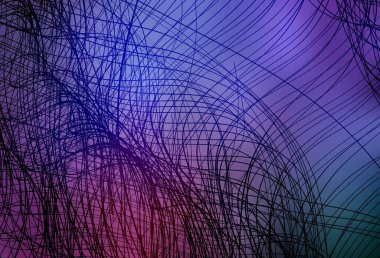 Açık Mor, ince çizgili pembe vektör dokusu. Çağdaş gradyan soyut çizgileri olan çizimler. Marka kitabı için şık bir desen.