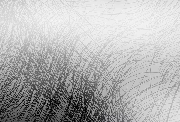 Fond Vectoriel Gris Clair Avec Lignes Courbes Illustration Intelligente Dans — Image vectorielle