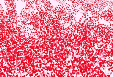 Açık pembe, rastgele şekilli kırmızı vektör deseni. Soyut tarzda rengarenk gradyan şekilleri olan bir resim. Web siteniz için basit tasarım.