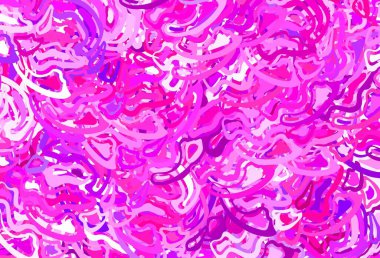 Memphis şekilli açık pembe vektör arkaplan. Rastgele şekillerle soyut tarzda dekoratif tasarım. Duvar kağıtları için zarif tasarım.