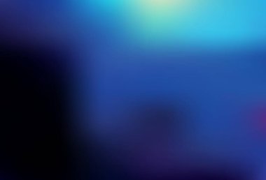 Koyu mavi vektör, parlak soyut arkaplanı bulanıklaştırdı. Gradyan tasarımlı, soyut, ışıltılı çizimler. İş tasarımınız için yeni biçim.