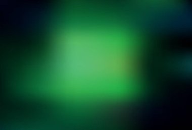 Koyu yeşil vektör bulanık ve renkli desen. Görüntü stili ve gradyanı olan yeni renkli çizimler. İşiniz için yepyeni bir tasarım..