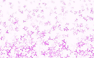 Yapay zeka formlarıyla açık mor vektör arkaplan. Soyut şablondaki yapay zeka şekilleriyle parlayan illüstrasyon. Bilim için desen, geleceksel tasarımlar..