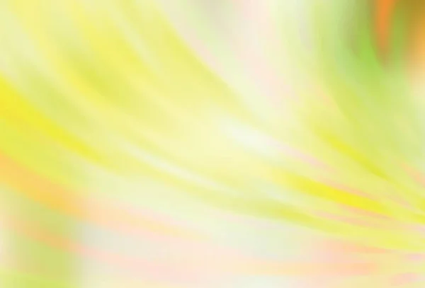 Světle Žlutý Vektor Lesklé Abstraktní Pozadí Zářící Barevné Ilustrace Elegantním — Stockový vektor