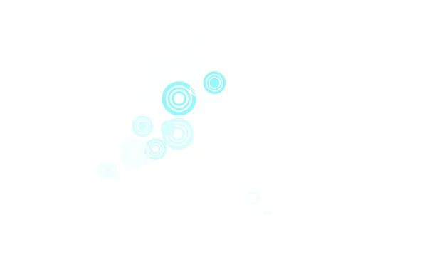 Cahaya Templat Vektor Blue Dengan Lingkaran Ilustrasi Abstrak Glitter Dengan - Stok Vektor