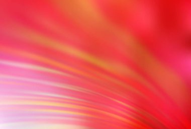 Açık Kırmızı, Sarı vektör soyut bulanık düzen. Parlak renkli bir illüstrasyon. Tasarımının yeni yolu.