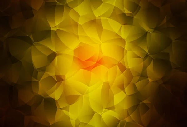 Dunkelrote Gelbe Vektortextur Mit Abstrakten Formen Dekorative Gestaltung Abstrakten Stil — Stockvektor