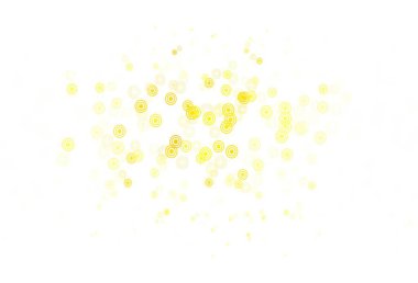 Dairesel açık kırmızı vektör şablonu. Doğa tarzında renkli baloncuklu soyut illüstrasyon. Reklamlar, broşürler için desen.