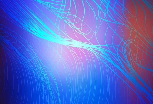 Bleu Clair Vecteur Rouge Texture Floue Brillante Illustration Colorée Abstraite — Image vectorielle