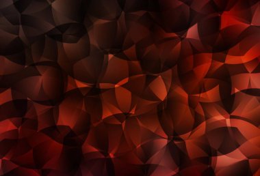 Koyu kırmızı vektör düşük polimer arka plan. Üçgenlerden oluşan parlayan çokgen çizimler. Broşürünüz için yepyeni bir tasarım..