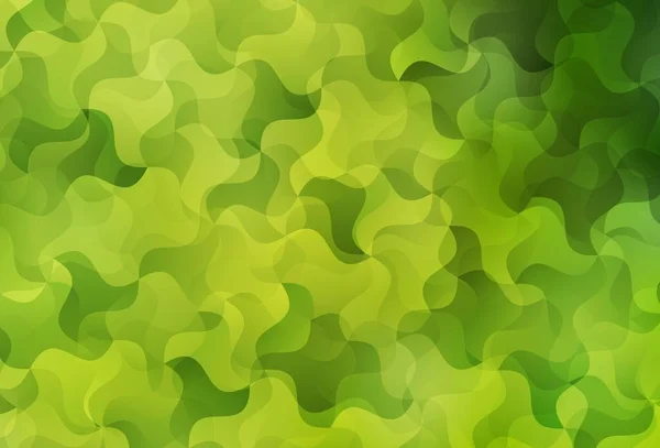Hellgrüner Gelber Vektor Mit Dreieckigem Hintergrund Bunte Illustration Polygonalen Stil — Stockvektor