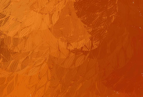 Textura Vectorial Naranja Claro Con Formas Abstractas Ilustración Con Formas — Archivo Imágenes Vectoriales