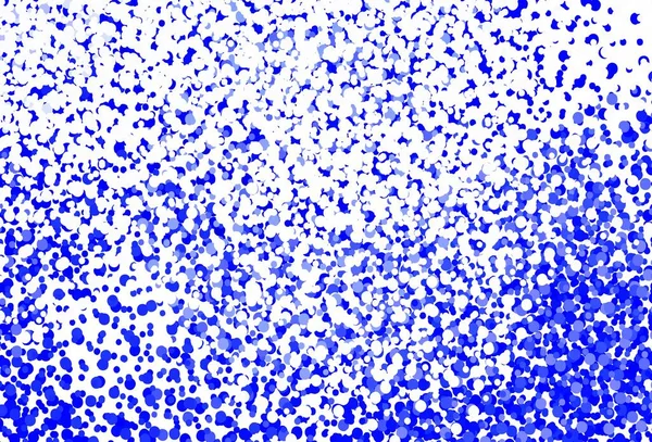 Lichtblauwe Vectorachtergrond Met Belletjes Moderne Abstracte Illustratie Met Kleurrijke Waterdruppels — Stockvector