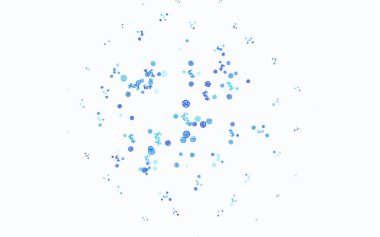 Çiçekli, güllü, açık mavi vektör arka plan. Çiçekli modern soyut illüstrasyon. Cep telefonlarının geçmişleri için şablon.