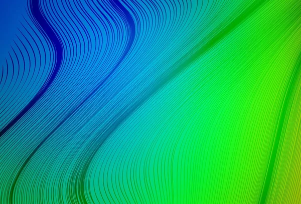 Bleu Clair Vecteur Vert Fond Abstrait Coloré Illustration Abstraite Moderne — Image vectorielle