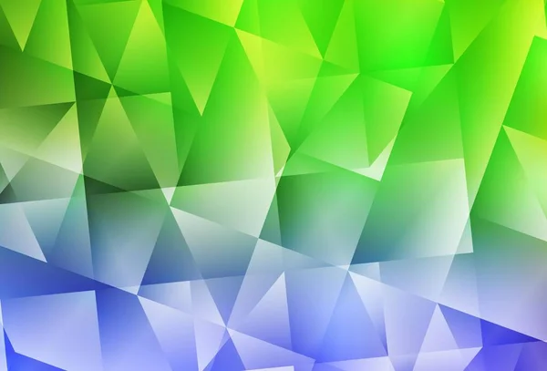 Rose Pâle Motif Triangles Gradient Vectoriel Vert Illustration Géométrique Créative — Image vectorielle