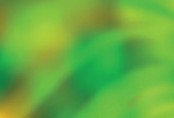 Světle Zelená Žlutý Vektor Abstraktní Rozmazané Pozadí Zcela Nová Barevná — Stockový vektor