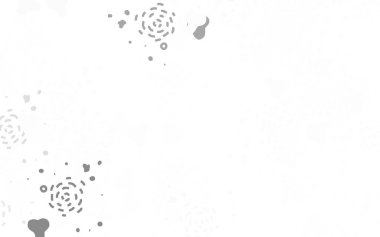 Soyut şekilli Light Gray vektör arkaplanı. Soyut tarzda rengarenk gradyan şekilleri olan bir resim. İşiniz için en iyi akıllı tasarım.