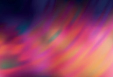 Koyu mavi, sarı vektör soyut bulanık arkaplan. Soyut ve gradyan renkte renkli çizimler. İşiniz için yepyeni bir tasarım..