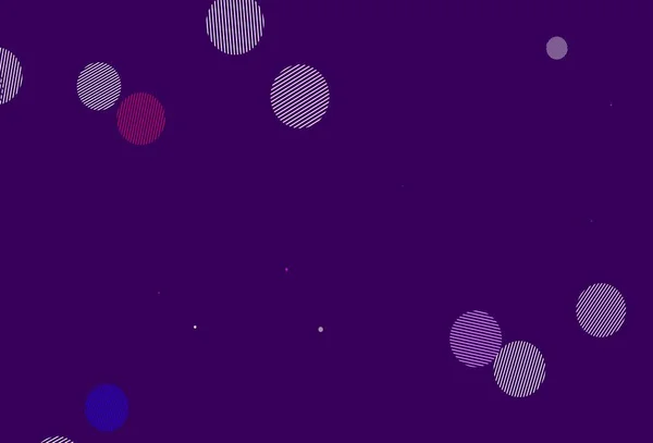 Светло Синяя Красная Векторная Текстура Дисками Размытые Пузыри Абстрактном Фоне — стоковый вектор