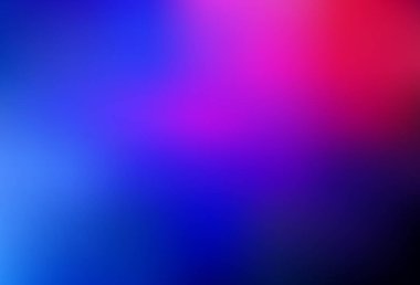 Koyu mavi, kırmızı vektör renkli bulanık arkaplan. Gradyan tasarımlı, soyut, ışıltılı çizimler. İşiniz için yeni tasarım.