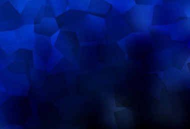 Kaotik şekilli koyu mavi vektör şablonu. Soyut tarzda rengarenk gradyan şekilleri olan bir resim. Kartvizitiniz için modern tasarım.