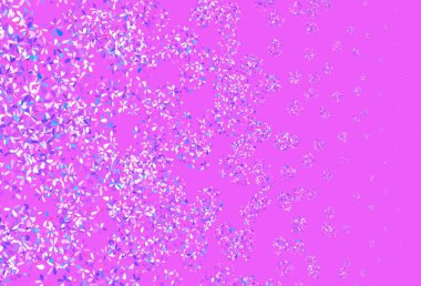 Açık pembe, yapraklı Mavi vektör karalama düzeni. Yapraklı karalama tarzında yeni renkli çizimler. Marka kitabınız için yeni şablon.